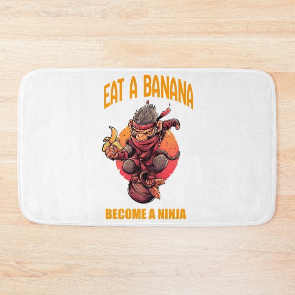 Item preview, Ninja Monkey Eat A Banana designed and sold by adrean-nacolyer.