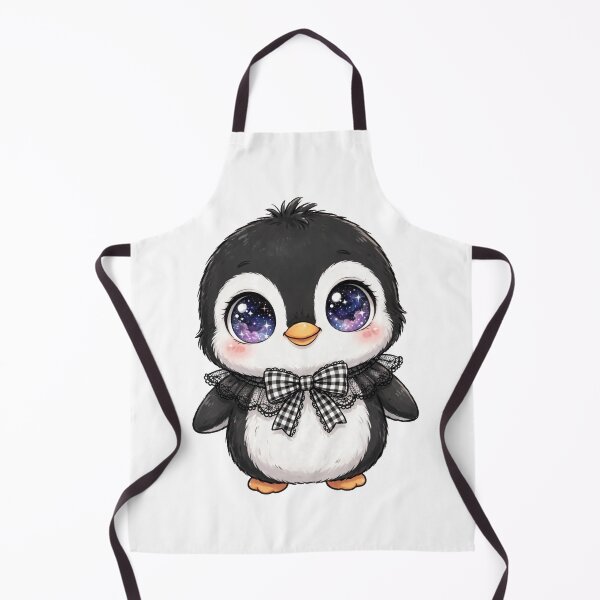 Item preview, Cute penguin with black checkered bow tie designed and sold by priyankajustine.