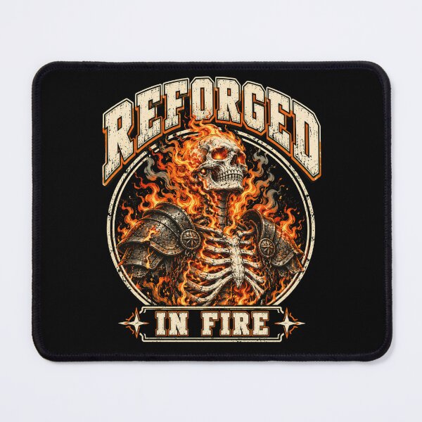 Item preview, Reforged in Fire Flaming Skeleton Warrior designed and sold by ROUX-ART.