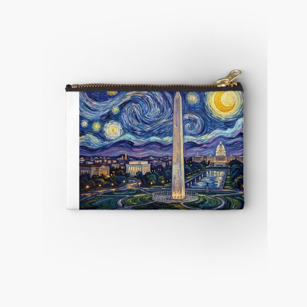 Item preview, Washington Monument Starry Night Historical Landscape designed and sold by Bad-Decisions-Designs.
