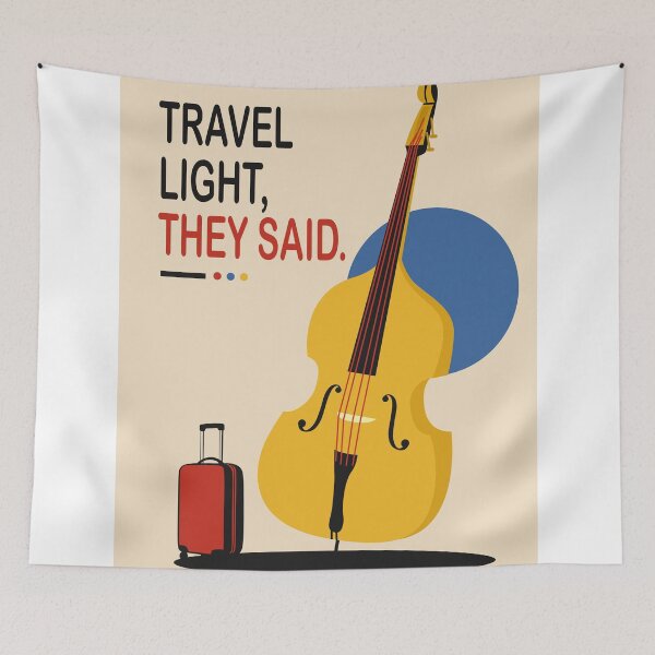 Item preview, Double Bass Art Print | Funny Bass Player Print | Jazz Music Art | Musician Gift designed and sold by Studio pod Burom.