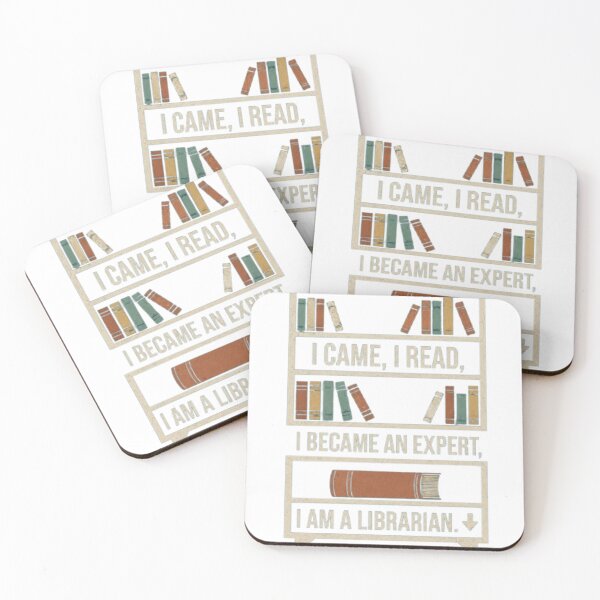 Item preview, I Came I Read Librarian Retro Bookshelf designed and sold by ESAKA97Shop.
