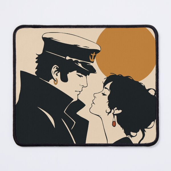 Item preview, Mediterranean Sailor | European Comic Inspired | Vintage Comic Couple Decor | Nautical Love Art designed and sold by Studio pod Burom.