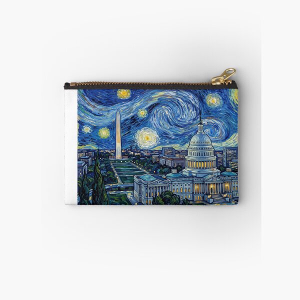 Item preview, US Capitol Building Starry Night Historical Landscape designed and sold by Bad-Decisions-Designs.