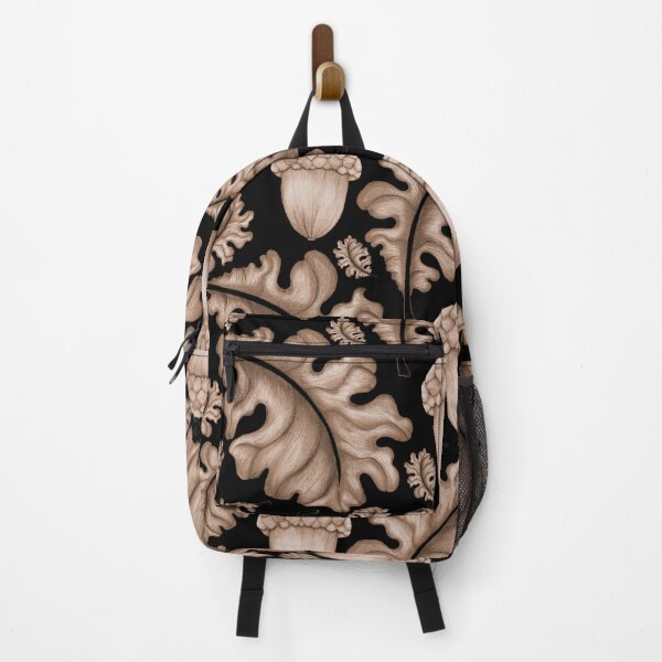 Item preview, Vintage Dark Academia Oak Leaf Acorn Sketch Pattern designed and sold by FestivityFinds.