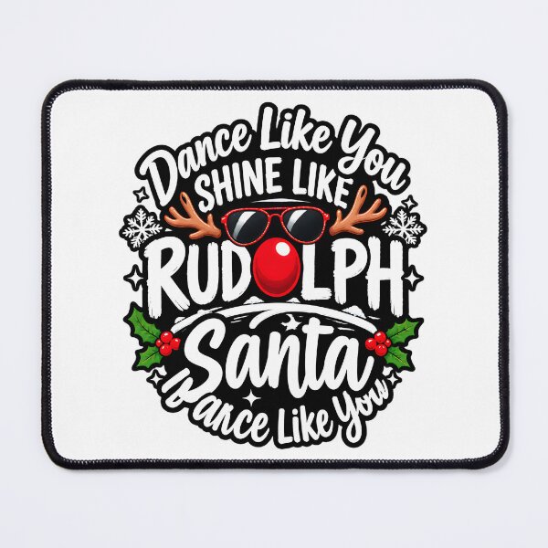 Item preview, Inspirational Dance Like Frosty Shine Like Rudolph Love Like Jesus Holiday Design designed and sold by yellingberry.