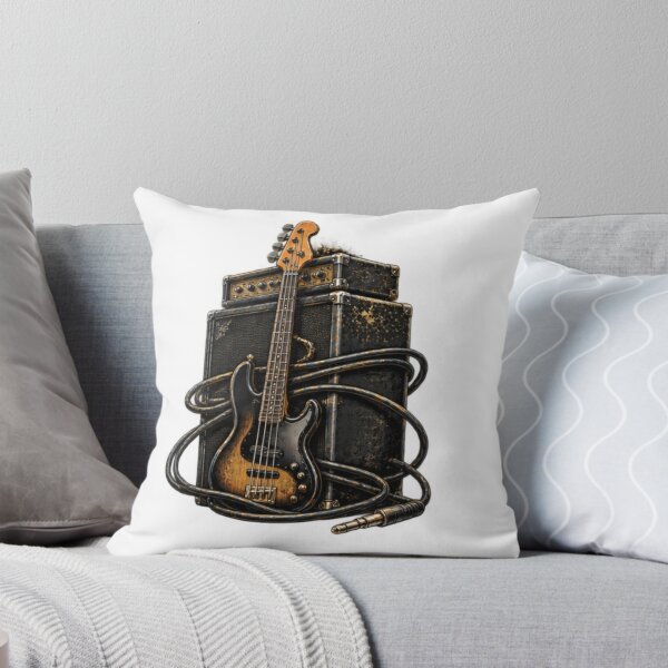 Item preview, Ampeg Bass Guitar & Vintage Amplifier – Low Frequency Music designed and sold by Ramadane_design1.