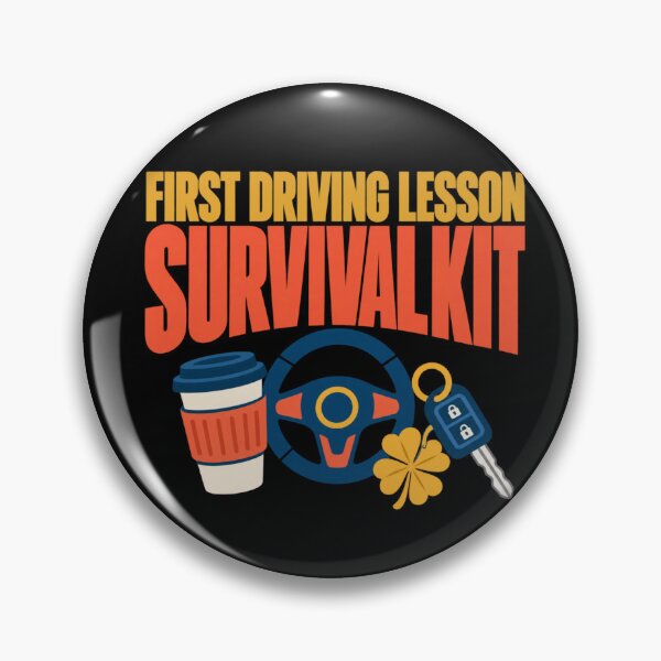 Item preview, First Driving Lesson Survival Kit Learner Driver designed and sold by PunchDrop.