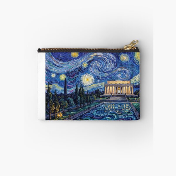 Item preview, Lincoln Memorial Starry Night Historical Landscape designed and sold by Bad-Decisions-Designs.