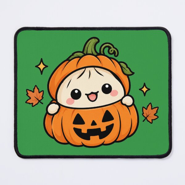Item preview, Cute Pumpkin Dumpling – Kawaii Halloween designed and sold by kstheladesigns.