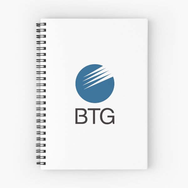 Item preview, BTG plc Logo with Blue Circle and Sharp Streaks designed and sold by manuelas31.