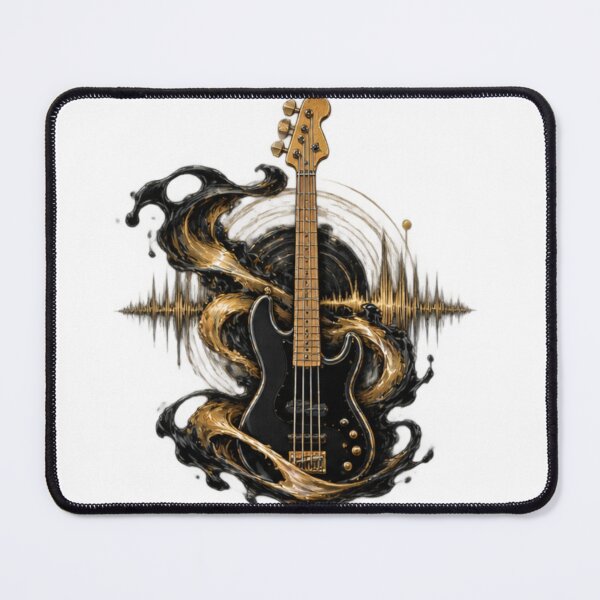 Item preview, Ampeg Bass Guitar – Black Gold Soundwave Music designed and sold by Ramadane_design1.