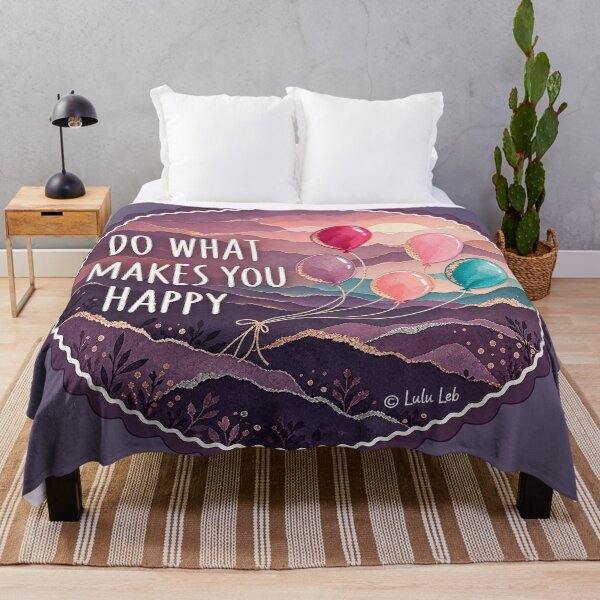 Item preview, Do What Makes You Happy – Layered World Balloon Sticker designed and sold by LuluLeb.