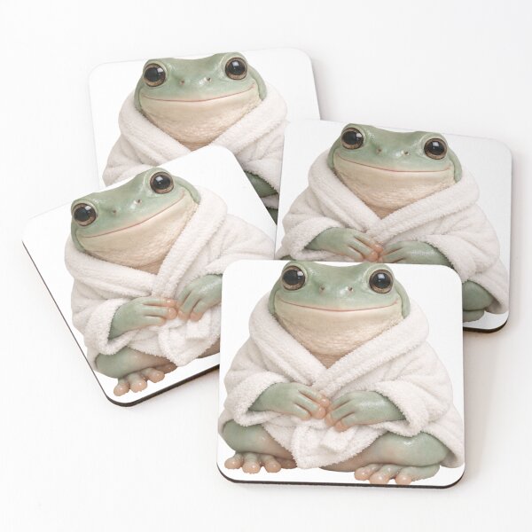 Item preview, Bathrobe White's Tree Frog designed and sold by Sillytoe.