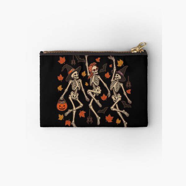 Item preview, Dancing Skeletons Fall Halloween Illustration designed and sold by DjFreeq.