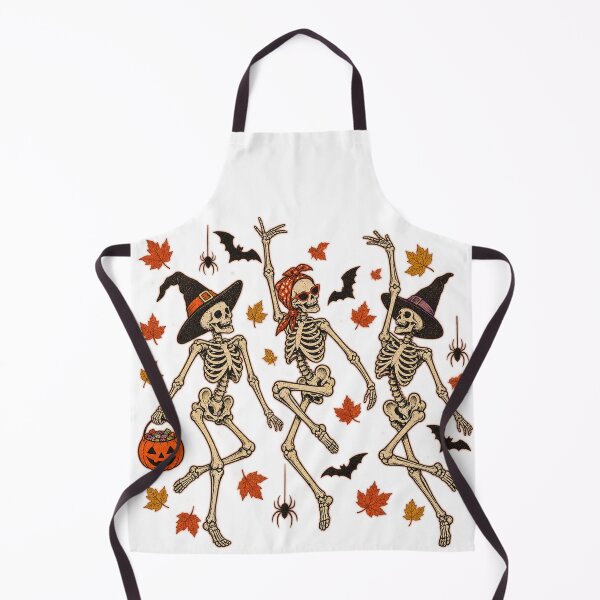 Item preview, Dancing Skeletons Fall Halloween Illustration designed and sold by DjFreeq.