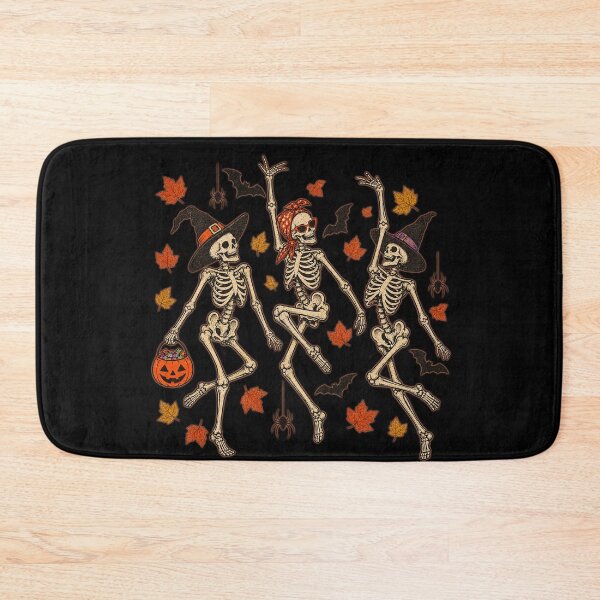 Item preview, Dancing Skeletons Fall Halloween Illustration designed and sold by DjFreeq.