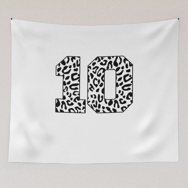 Item preview, 10th Birthday, leopard print number 10 designed and sold by TypeMisbehaving.