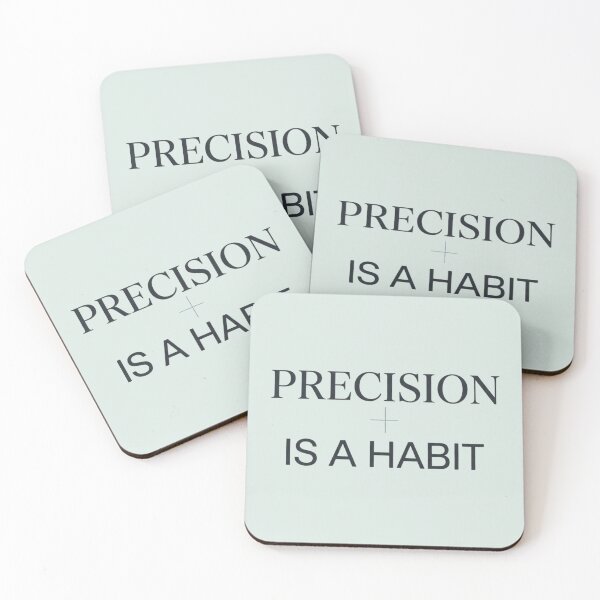 Item preview, Precision Is a Habit Engineering Design designed and sold by Amr Darwish Graphic designer.