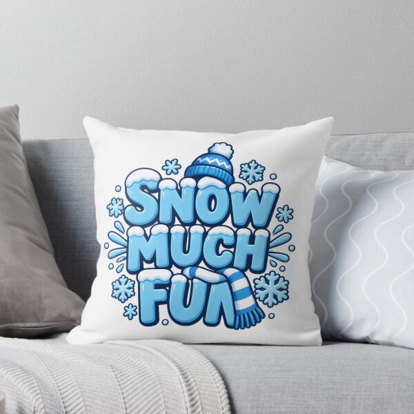 Item preview, Snow Much Fun Winter Holiday Design with Playful Snowflakes and Festive Vibes designed and sold by yellingberry.