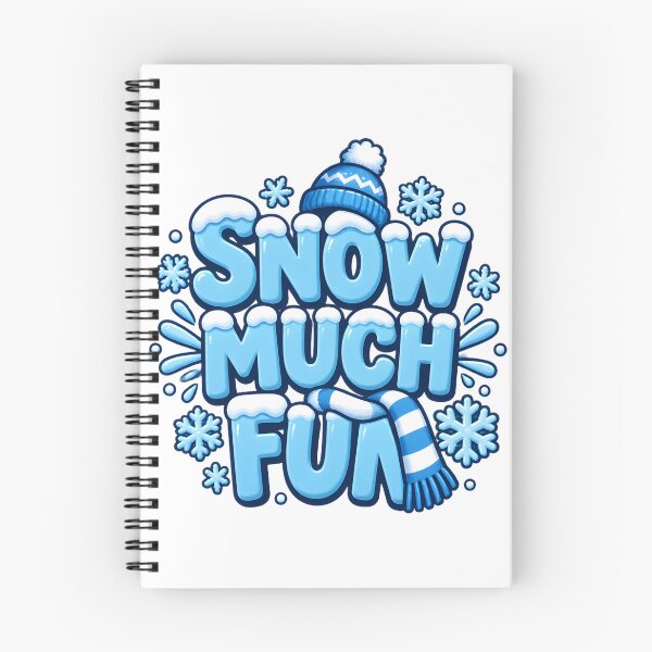 Item preview, Snow Much Fun Winter Holiday Design with Playful Snowflakes and Festive Vibes designed and sold by yellingberry.