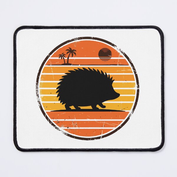 Item preview, Retro Sunset Vintage Hedgehog Silhouette Nature Lover designed and sold by Arc2020.