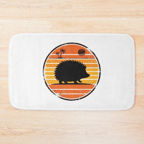 Item preview, Retro Sunset Vintage Hedgehog Silhouette Nature Lover designed and sold by Arc2020.