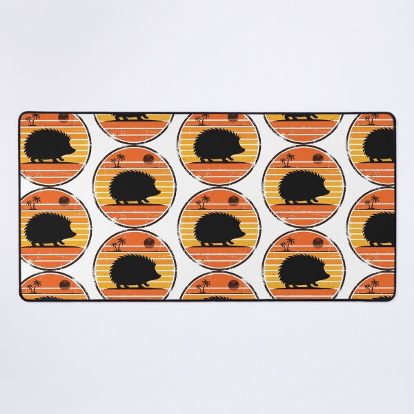 Item preview, Retro Sunset Vintage Hedgehog Silhouette Nature Lover designed and sold by Arc2020.