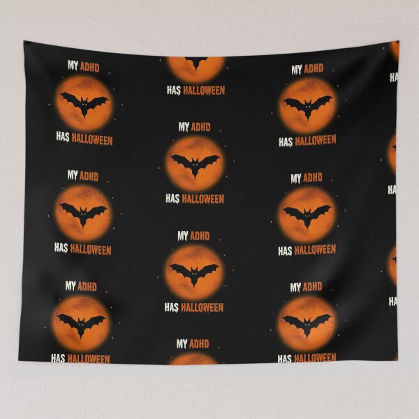 Item preview, My ADHD Has Halloween Funny ADHD Halloween Bat designed and sold by T-version.