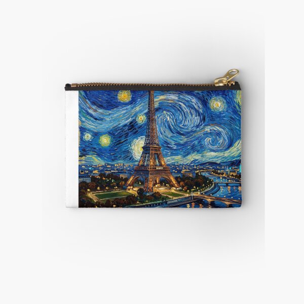 Item preview, Eiffel Tower Starry Night Historical Landscape designed and sold by Bad-Decisions-Designs.