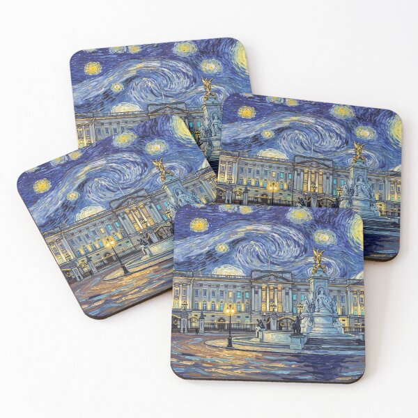 Item preview, Buckingham Palace Starry Night Historical Landscape designed and sold by Bad-Decisions-Designs.