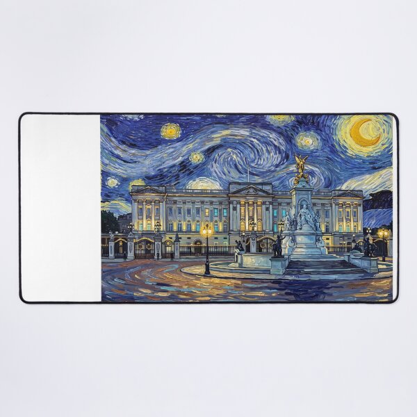 Item preview, Buckingham Palace Starry Night Historical Landscape designed and sold by Bad-Decisions-Designs.