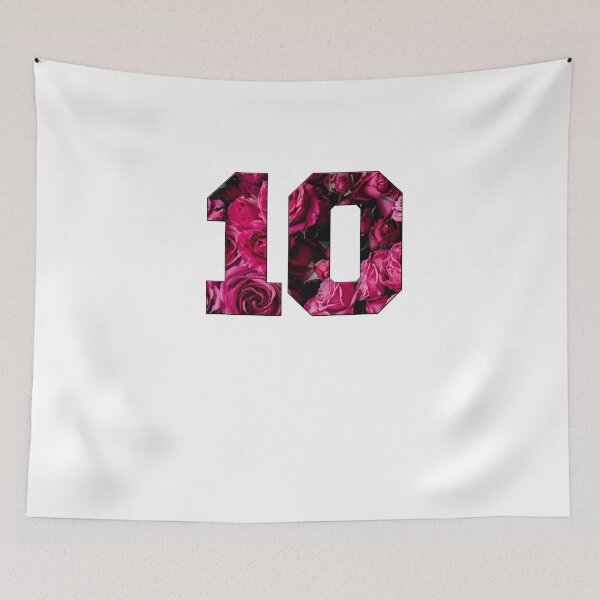 Item preview, 10th Birthday, Flowers print number 10 designed and sold by TypeMisbehaving.