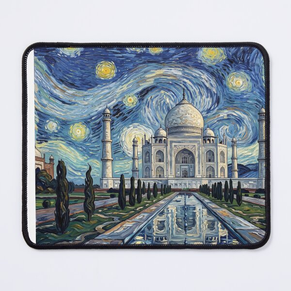 Item preview, Taj Mahal Starry Night Historical Landscape designed and sold by Bad-Decisions-Designs.