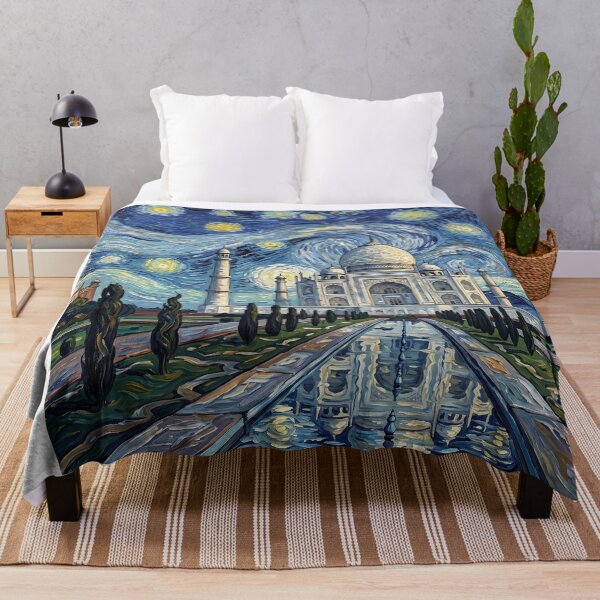 Item preview, Taj Mahal Starry Night Historical Landscape designed and sold by Bad-Decisions-Designs.