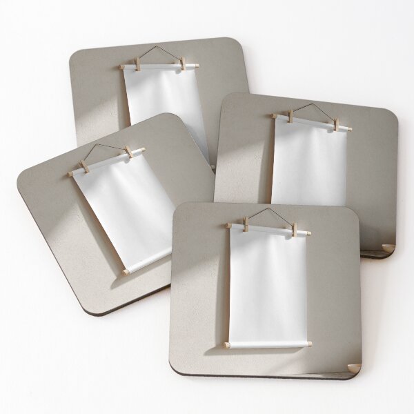 Item preview, A blank poster secured by wooden clips against designed and sold by ckybe.