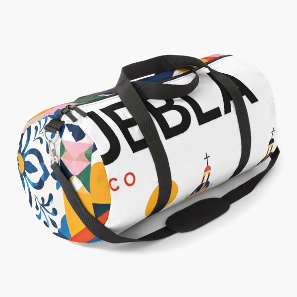 Item preview, Colorful flat illustration of Puebla, Mexico featuring cathedral designed and sold by ckybe.