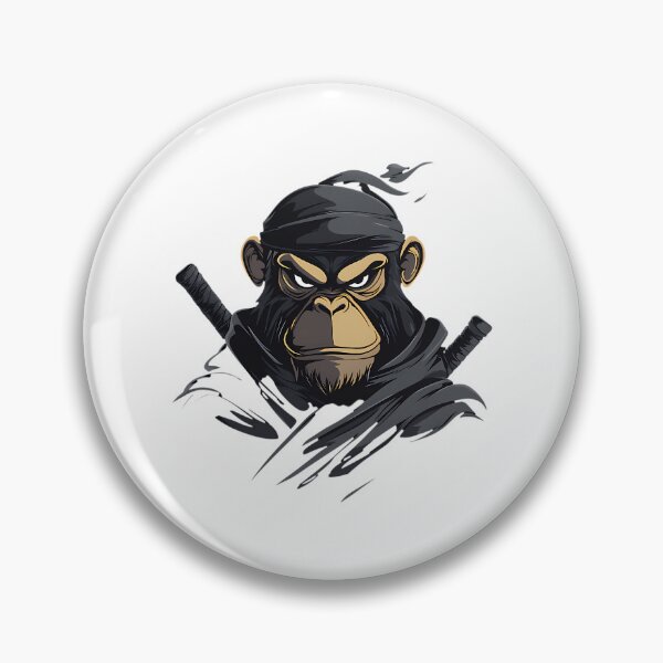 Item preview, Monkey Ninja Warrior Assassin designed and sold by lilahhu-tchins.