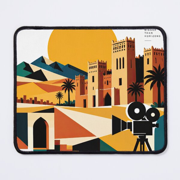 Item preview, Vintage-style graphic poster depicting Ouarzazate, Morocco, with designed and sold by ckybe.
