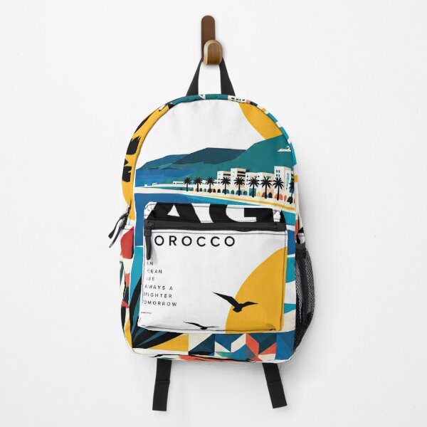 Item preview, Retro travel poster depicting Agadir, Morocco, with a designed and sold by ckybe.