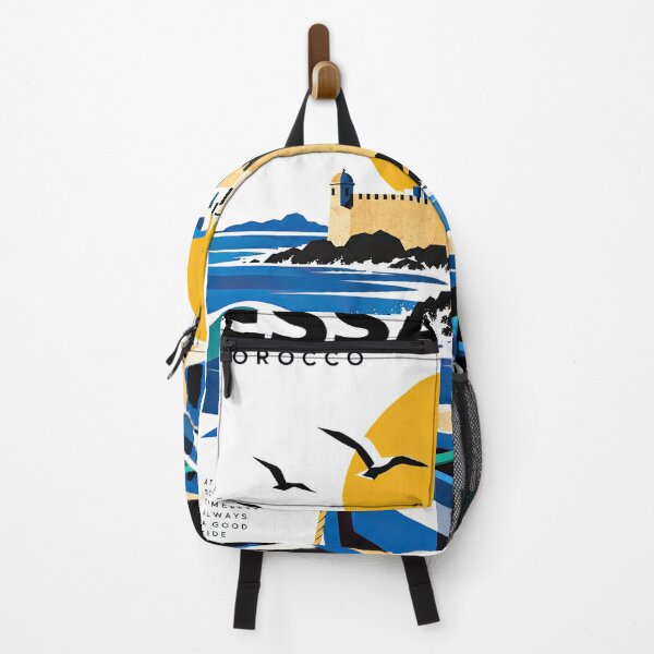 Item preview, Vintage-style illustrated travel poster of Essaouira, Morocco, f designed and sold by ckybe.