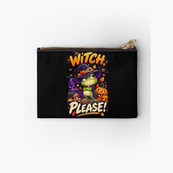Item preview, Witch Please Funny Halloween Frog designed and sold by Yomere.
