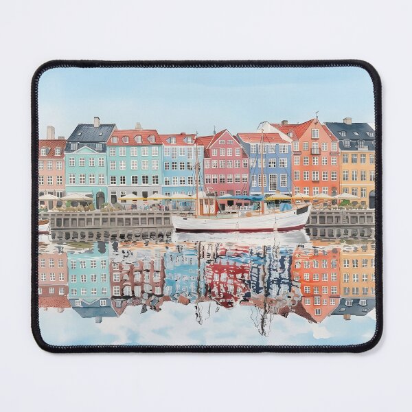 Item preview, Copenhagen Denmark Cityscape – Scandinavian Wall Art designed and sold by POSTERIOCREW.
