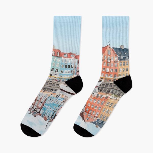Item preview, Copenhagen Denmark Cityscape – Scandinavian Wall Art designed and sold by POSTERIOCREW.
