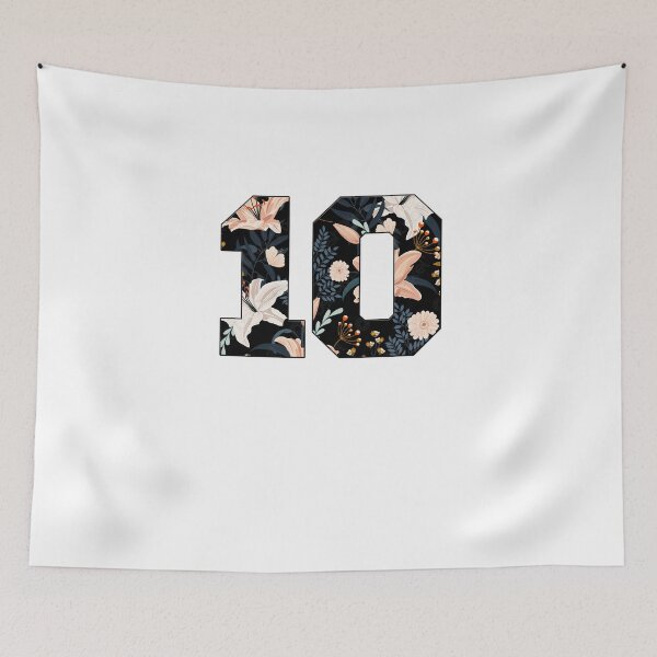 Item preview, 10th Birthday, Flowers print number 10 designed and sold by TypeMisbehaving.