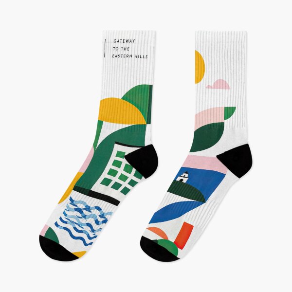 Item preview, Abstract geometric travel poster for Dharan, Nepal, featuring designed and sold by ckybe.