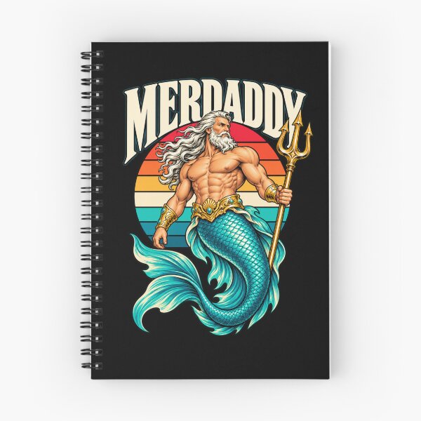 Item preview, Merdaddy Mermaid Security Merman Dad Funny Ocean Fantasy Father's Day T-Shirt designed and sold by Trendably.