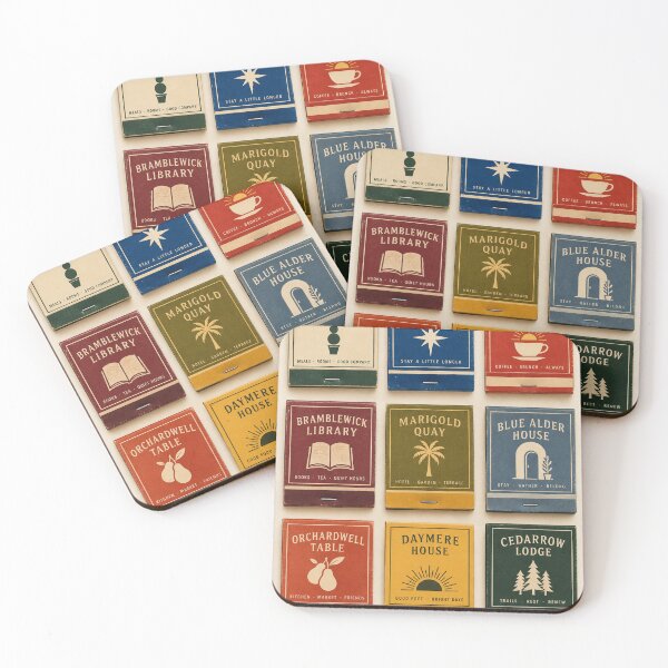 Item preview, Found Matches Vol. 01 – Vintage Matchbook Art Print designed and sold by astersgraphics.