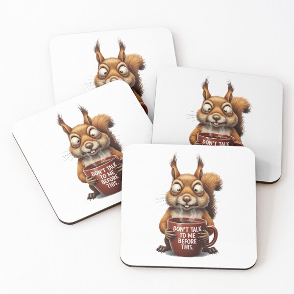 Item preview, Funny Coffee Squirrel – Don’t Talk to Me Before This designed and sold by Apex Designs.