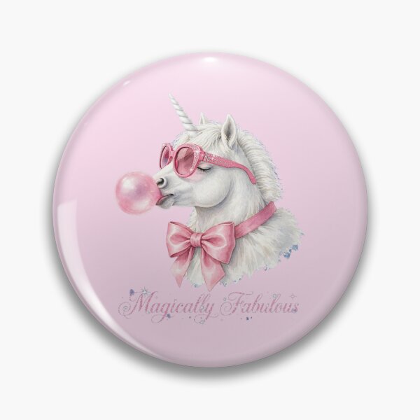 Item preview, Magically Fabulous Unicorn - Cute Pink Coquette Unicorn designed and sold by Vibe-Vary.